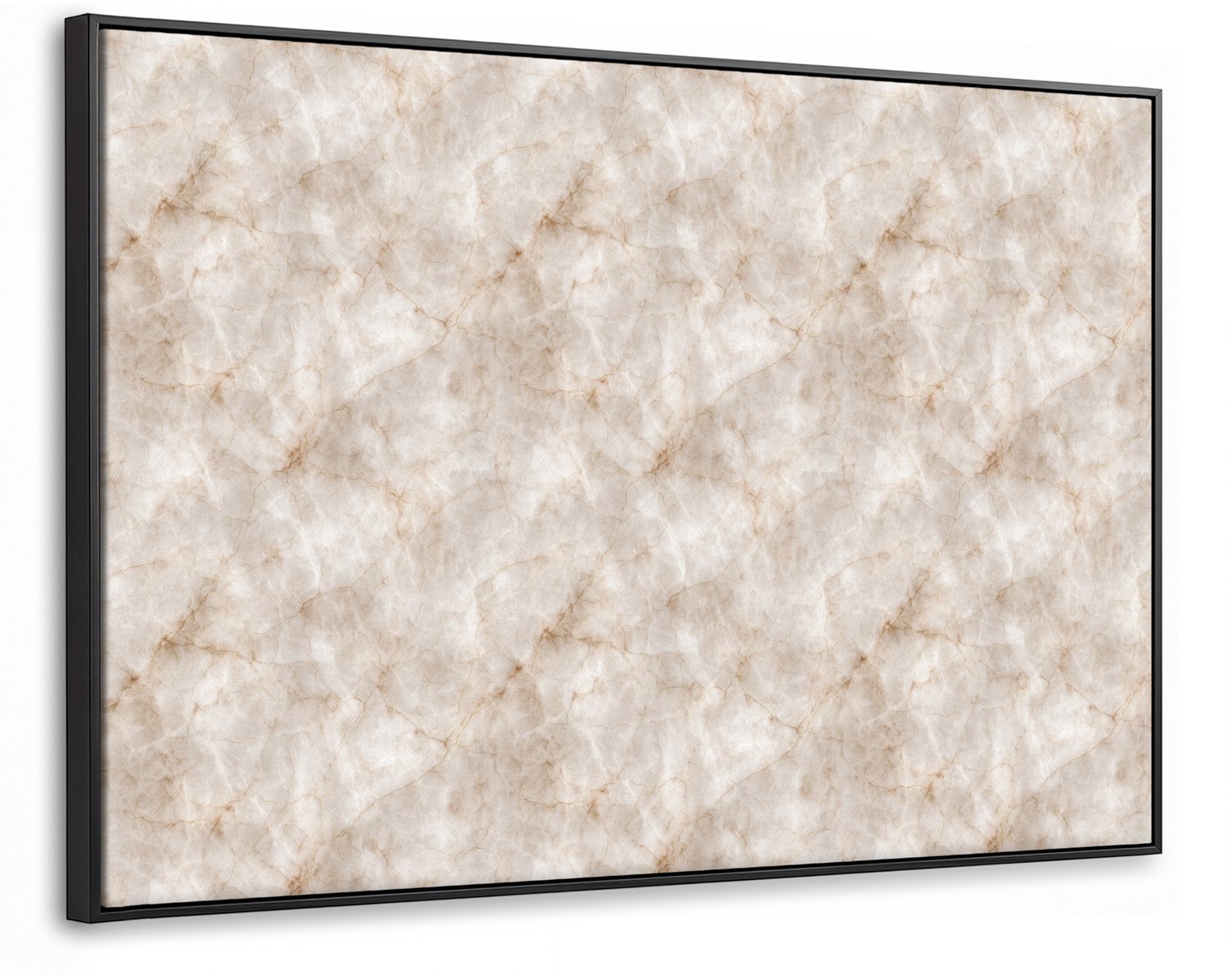 Canvas Schilderij met Baklijst XXL Canvas Schilderij met Baklijst 140x90cm - Marmer - Patroon - Klassiek - Muurdecoratie woonkamer - Slaapkamer decoratie - Kamer accessoires - Schilderijen op canvas met lijst groot