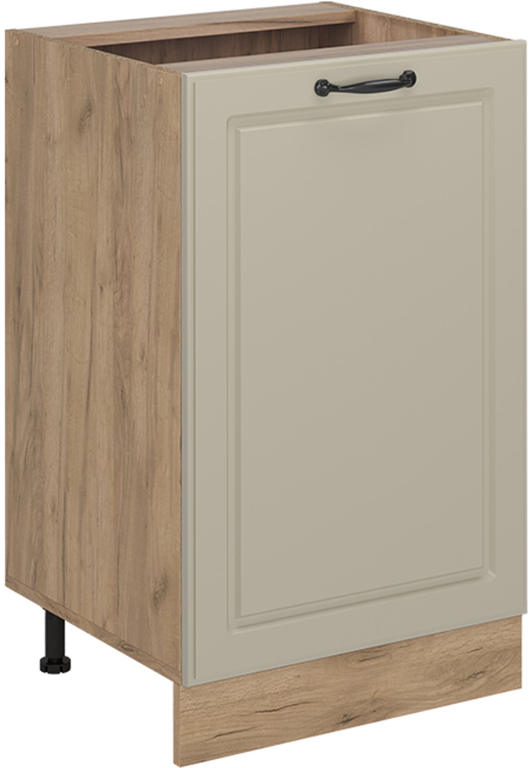 Vicco Keukenonderkast R-Line, Zand landelijk/Goudkleurig Eiken, 50 cm zonder werkblad