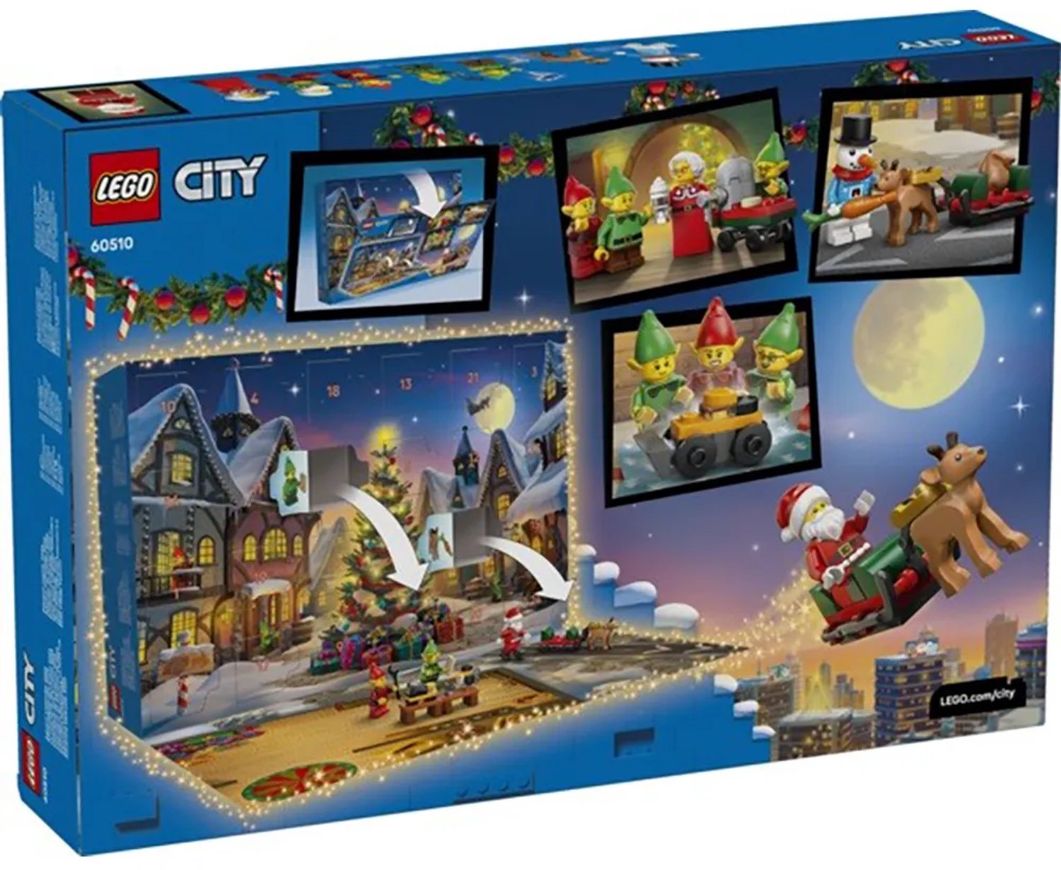 LEGO City Adventskalender 2026 Werkplaats van de Kerstman Speelgoed voor Kinderen 60510 – foto 5