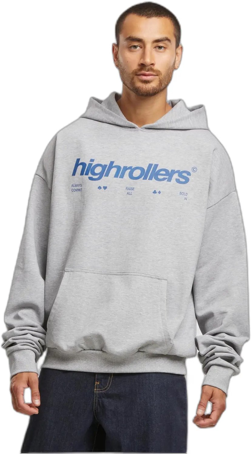 Oversized sweatshirt met capuchon Mister Tee Highrollers Grijs