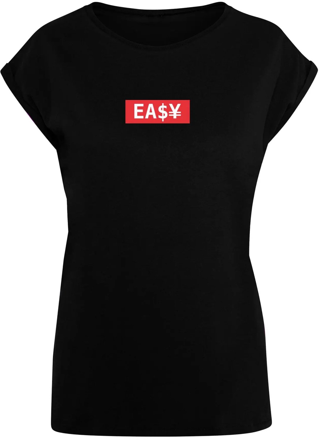 T-shirt dames Mister Tee Easy Zwart