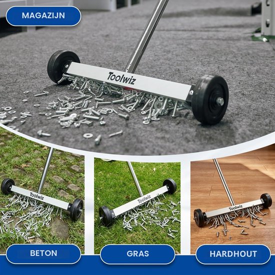 Magneetveger - 43,2 cm - 4 kg draagvermogen - In hoogte verstelbaar — afbeelding 3