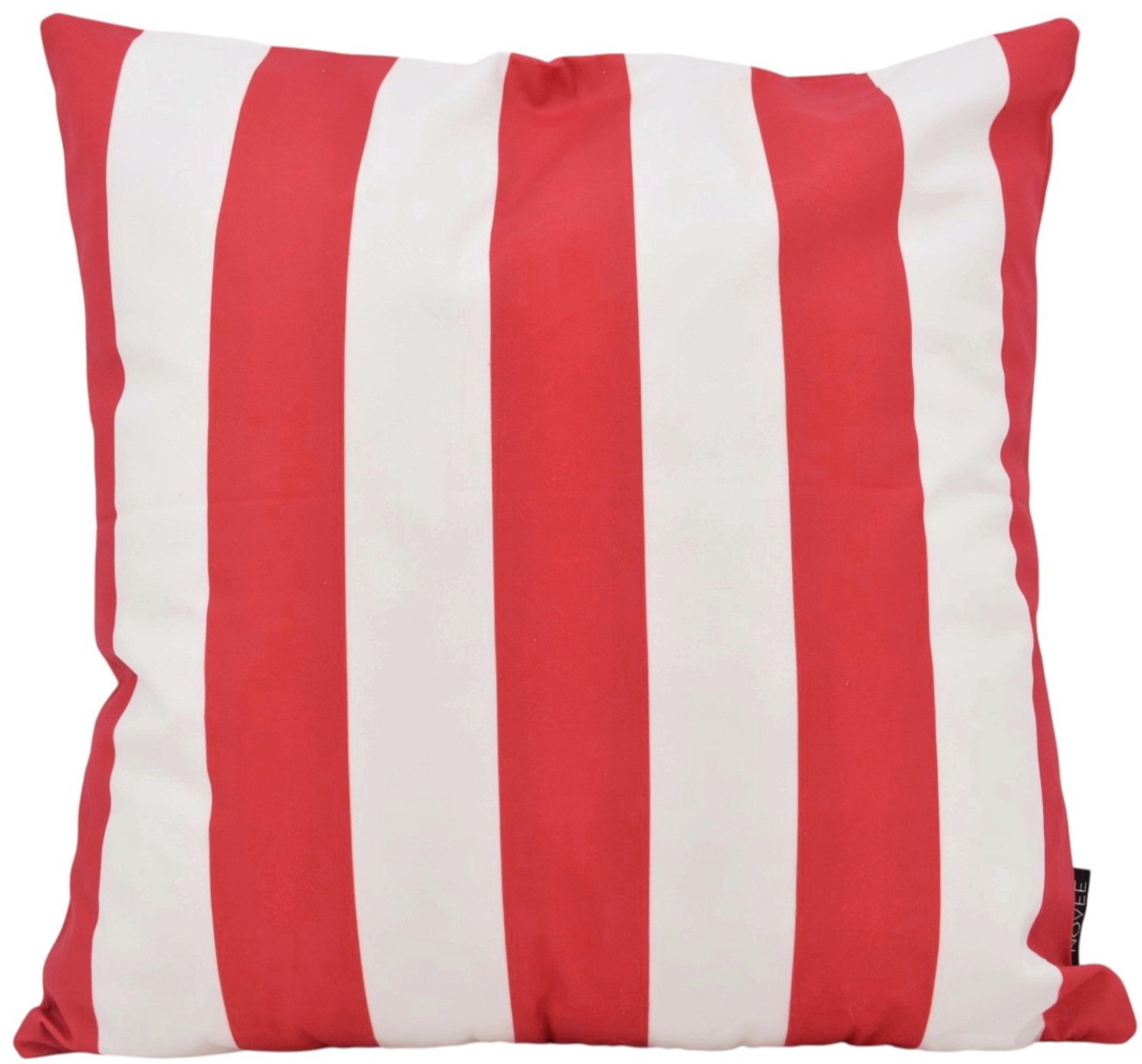 NOVÉE Sierkussen Candy Cane Stripe | 45x45 cm | Katoen/Polyester Rood