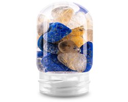 Edelsteenmodule - Lapis Lazuli en Rutielkwarts