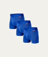 Undiemeister Boxershorts Heren - 3-Pack - Naadloos Ondergoed - Onderbroeken - Tencel - Arctic Sea (Kobaltblauw) - Maat L