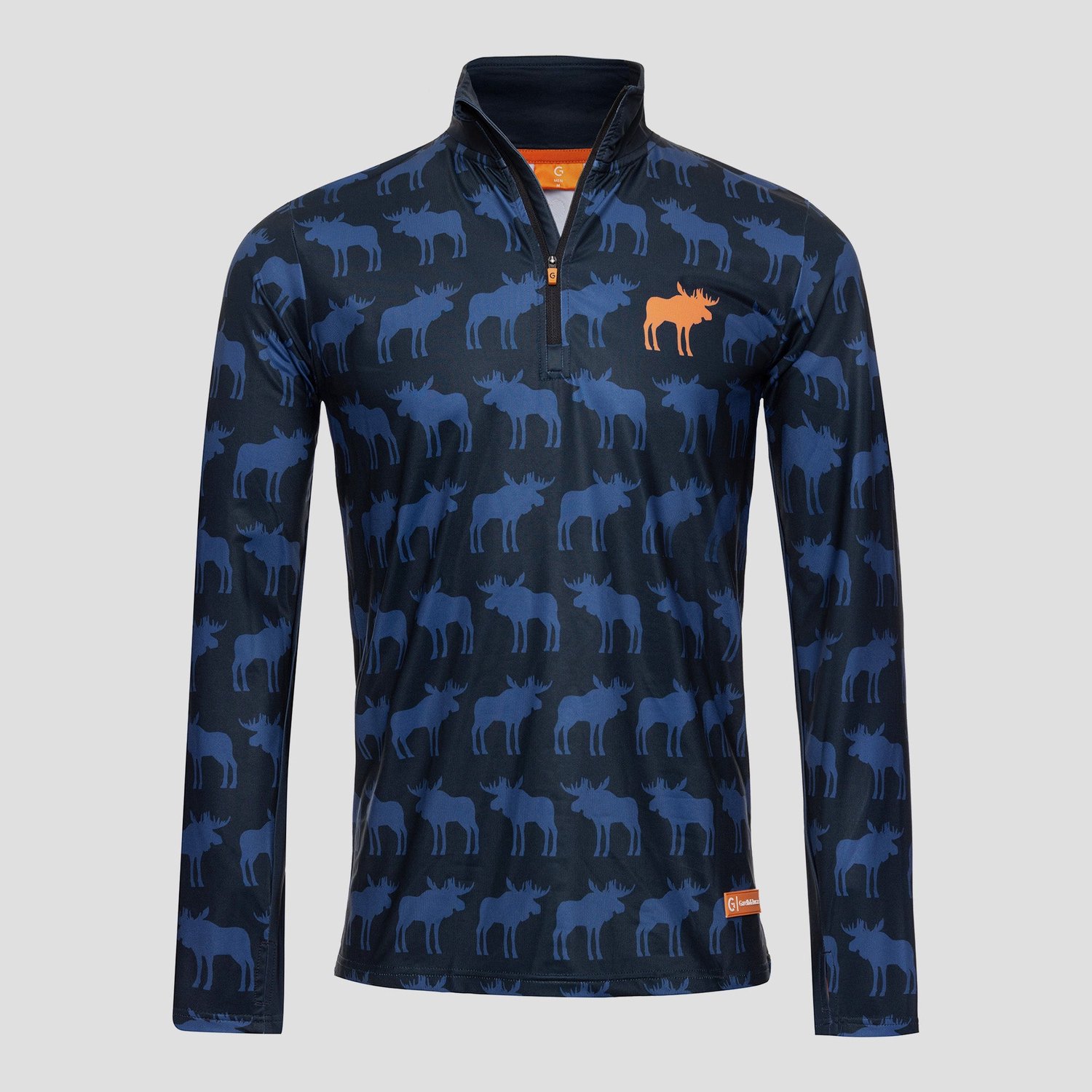 Gareth & Lucas EVO Skipully Moose 2XL 100% Gerecycled Polyester Midlayer Sportshirt Wintersport