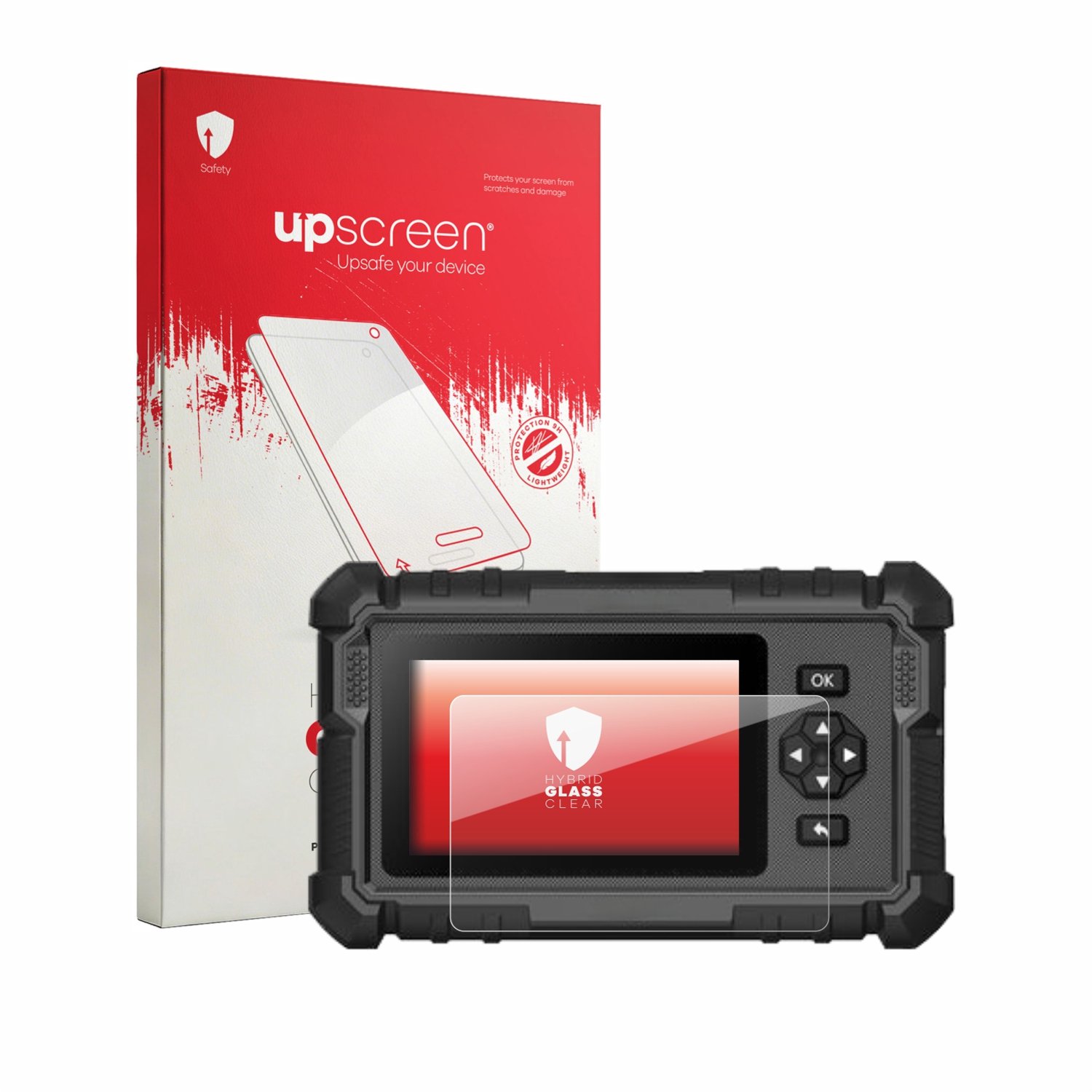upscreen - Screenprotector voor Topdon ArtiDiag Moto - Folie Beschermfolie Beschermglas transparant