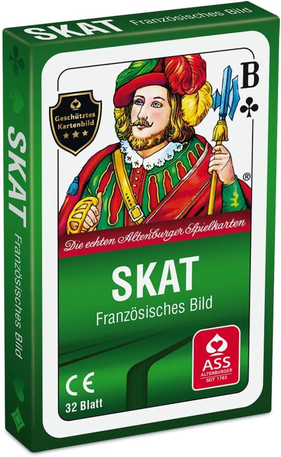 Merkloos Speelkaarten Skat Frans Beeld FSC Gecertificeerd