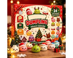Kerst Adventskalender Squishies 2026 – 24 Dagen Kerst Countdown Kalender – 24 Verrassingsdoosjes – Mini Squishies Set – Kerst Cadeau voor Volwassenen - Cadeautjes - Kerst