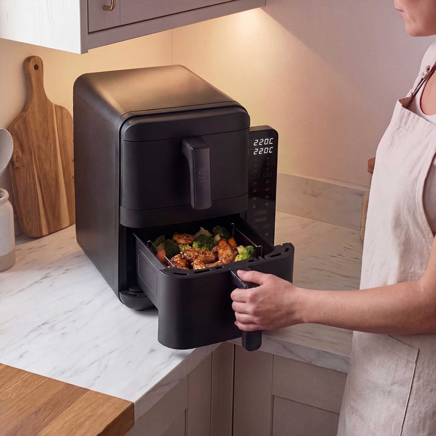 Salter VertiCook Ultra Stapelbare Airfryer - 9L | 2400W | 60-230°C
