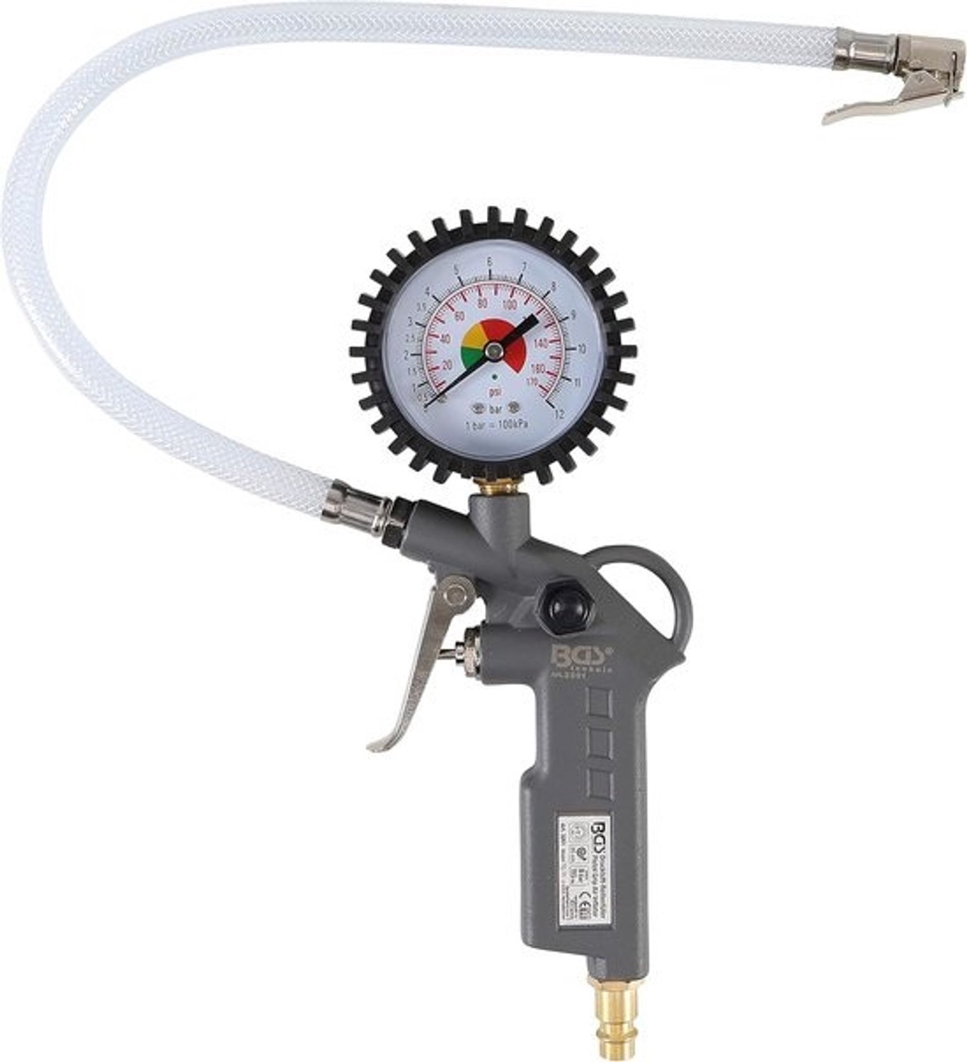 Luchtbandenvulpistool - Tot 8 bar - Met manometer