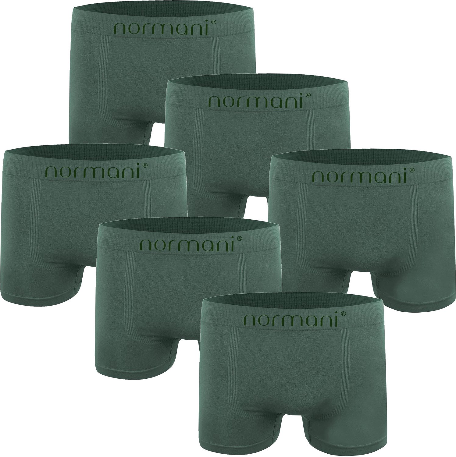 6 stuks microvezel-boxershorts voor heren van nylon