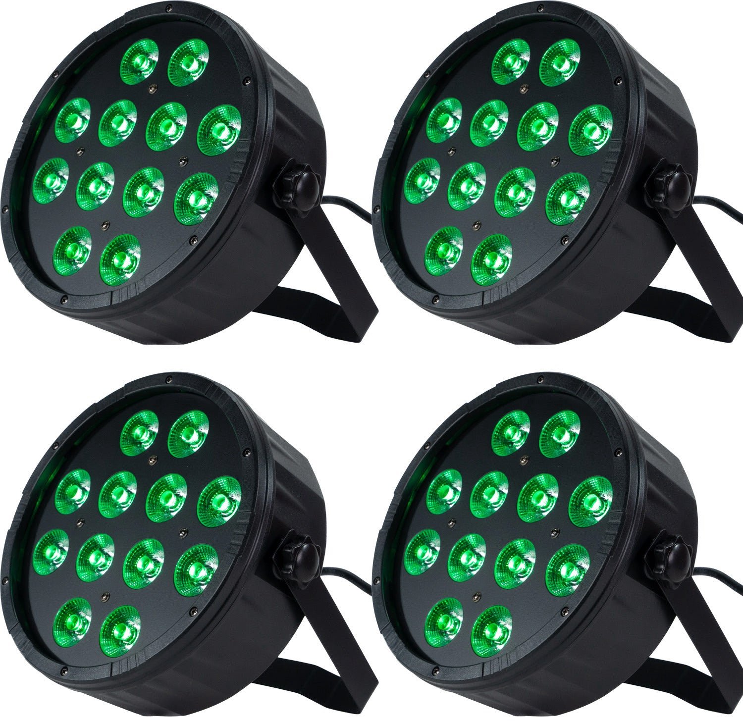 Marconi Polaris 12x12W RGBW Parlampen Bundle - Podiumlamp - 4 Stuks - Krachtige Led Verlichting - Professionele Lichtset