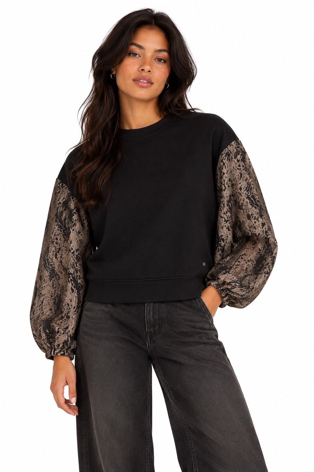 Sweater Jara - Contrast Sleeve