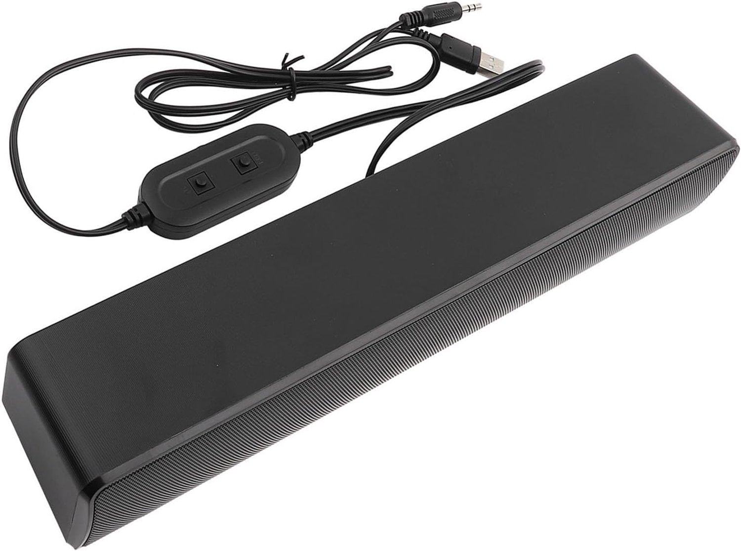 Soundbar voor tv's - zwart - USB-luidspreker voor pc - helder stereo geluid - m-winkel