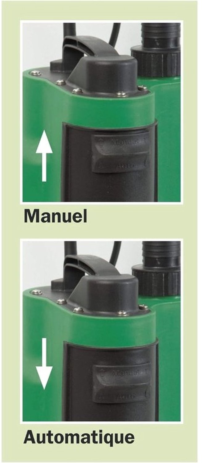 750 W vuilwaterpomp met geïntegreerde vlotter - Automatische functie