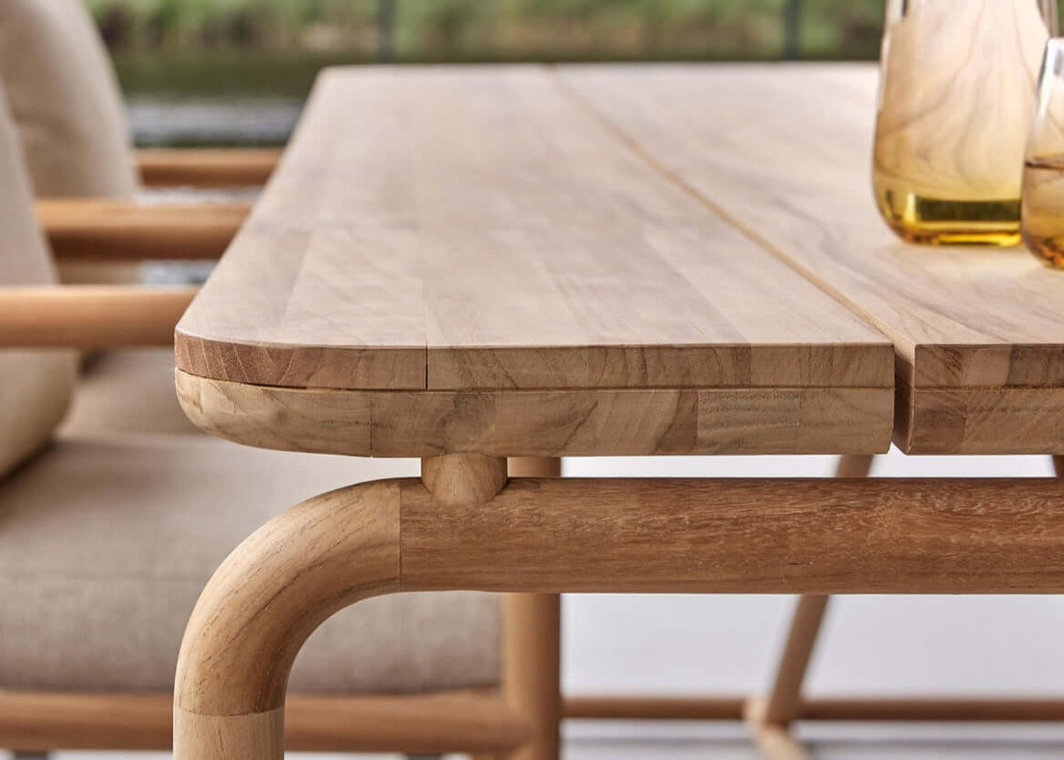 Apple Bee Dolce Tuinset 240 cm - 7-delig - Teak - BEE Wett