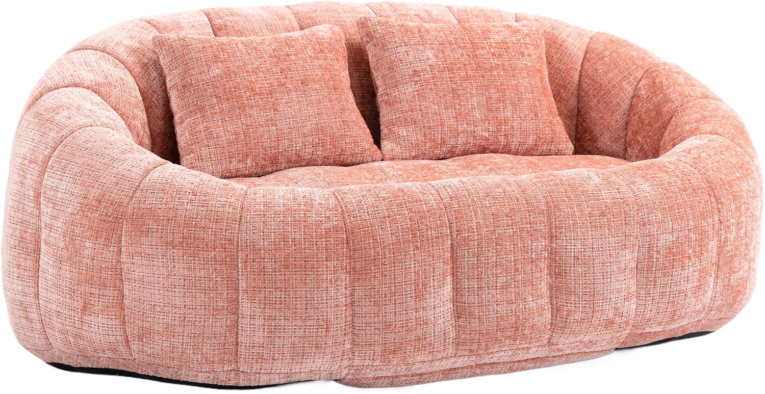 CHICFURN Zitzak - Met rugleuning - Schuimvulling - Roze