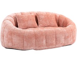 CHICFURN Zitzak - Met rugleuning - Schuimvulling - Roze