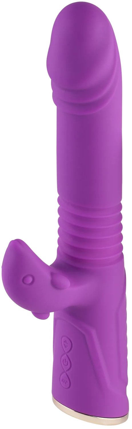Hismith Ricky Stotende Dildo Vibrator – 280 Stoten per Minuut – 7 Vibratiestanden – Paars