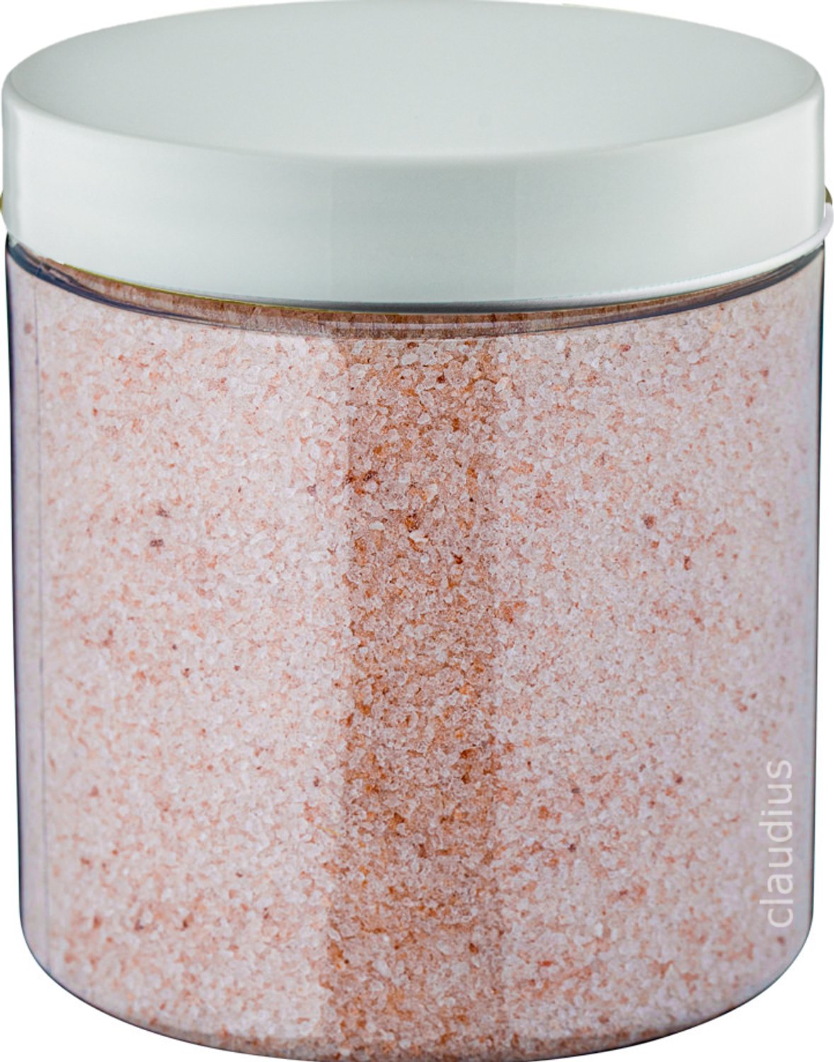 Claudius Himalayazout 300 gram - fijne korrels (0,4 - 0,9 mm) - 100% natuurlijk - Pot met witte deksel