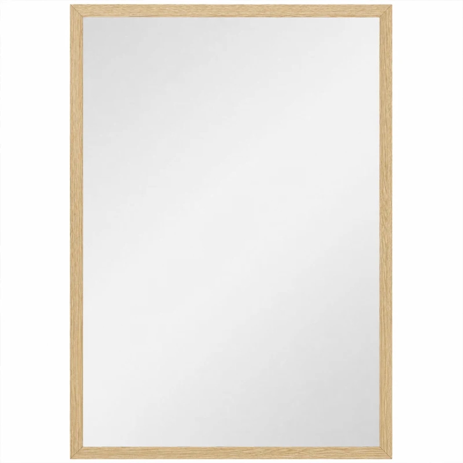 ZYLARO Wandspiegel - Decoratieve hangspiegel - 40 x 60 cm - Eenvoudige montage - Inclusief schroeven natuurlijk