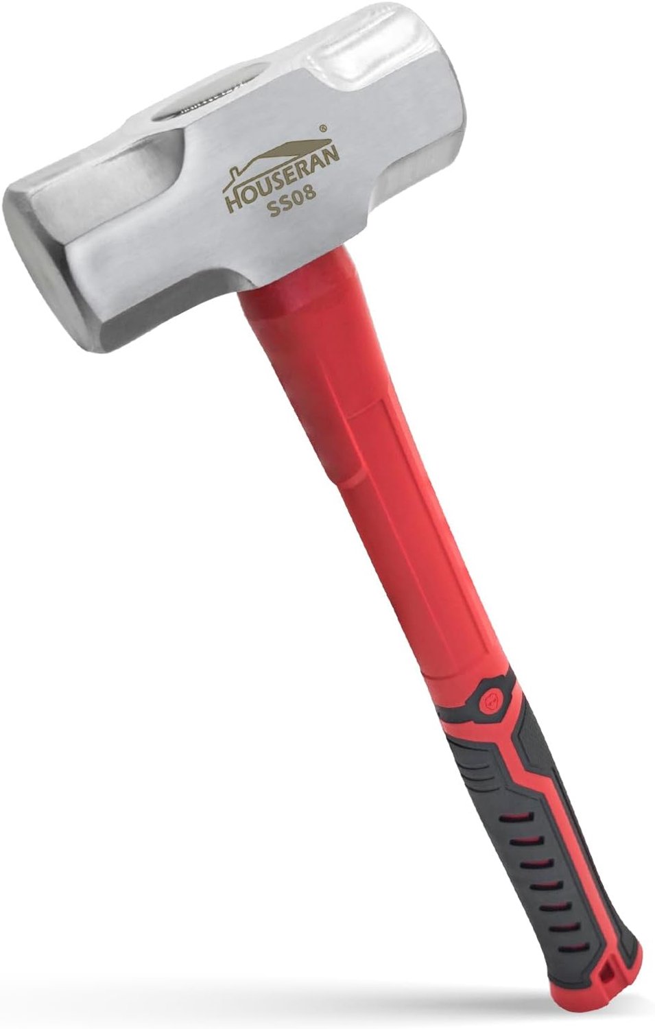 Sledgehammer 1,65kg - octagonaal hoofd - rubber grip - ideaal voor constructie en klussen - m-winkel