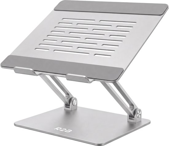 R2B Laptop standaard Model "Den Bosch" - Zilver