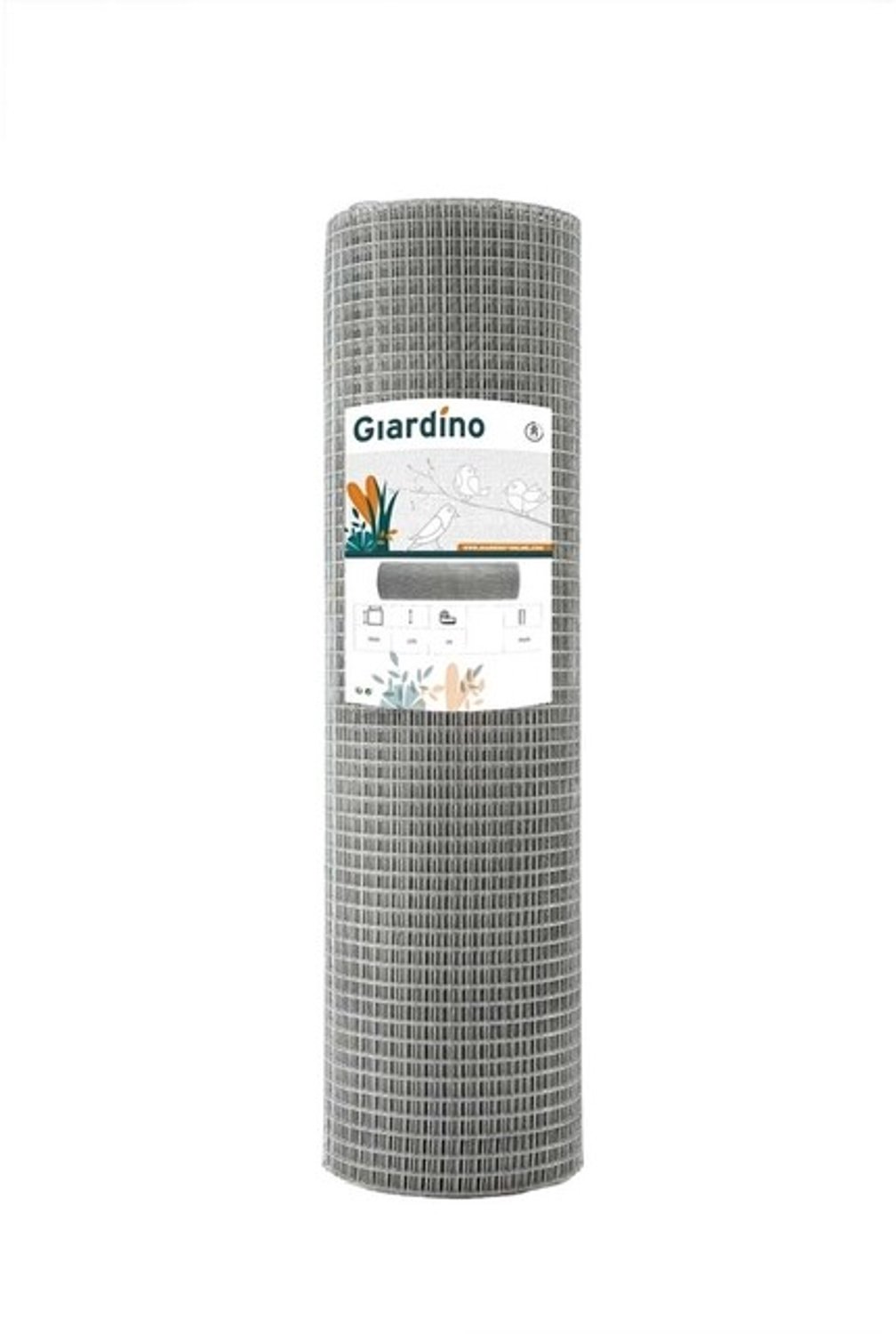 Giardino Gelast verzinkt gaas 25,4 mm | 1,75 mm draad | 102 cm hoog | rol 5 m of 25 m 1.02m x 25m