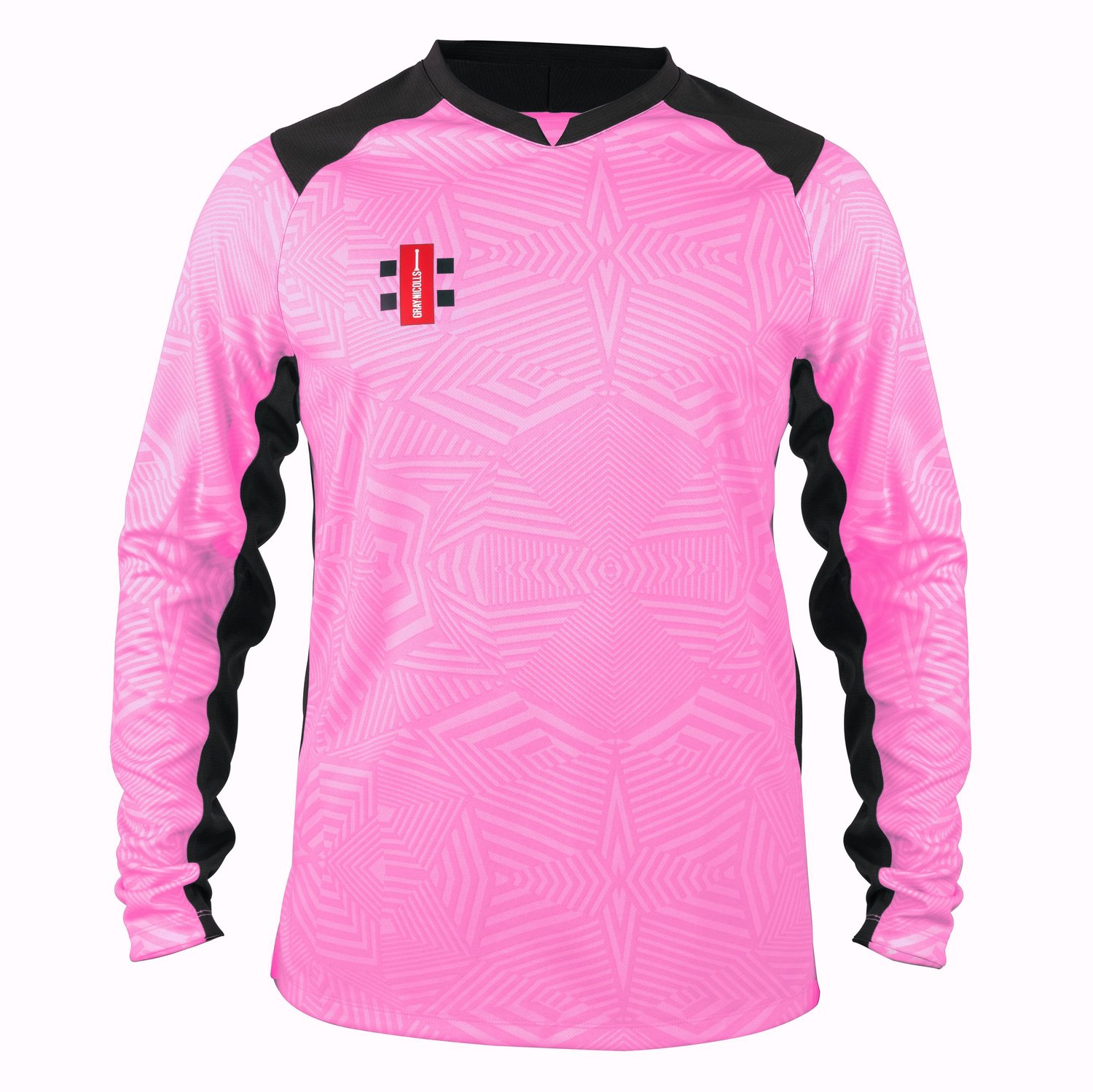 Gray-Nicolls sportshirt lange mouw roze zwart - extra small cricket.