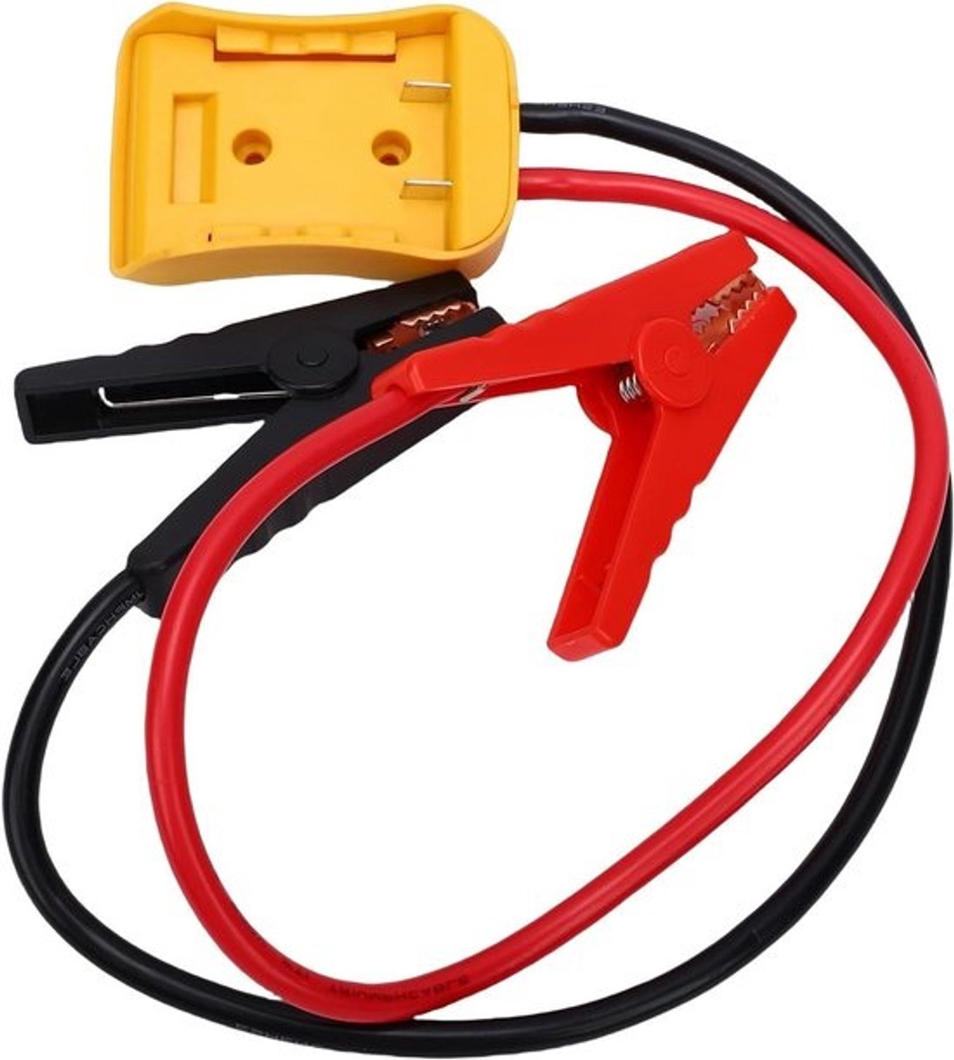 Autostarthulpkabel - Startkabels voor autoaccu - Hulp bij pech - Hittebestendig siliconen - 60 cm - Zwart