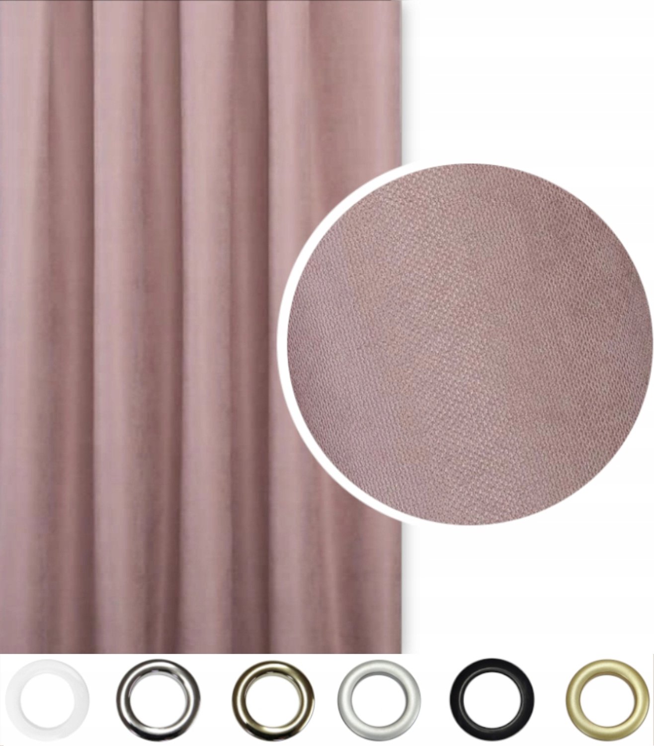 PRESTIQUA Verduisterende Gordijn Roze 290x400 cm - Zachte Velours Stof
