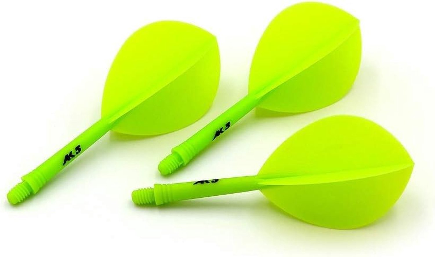 Teardrop Shape Dart Flight Lime Groen