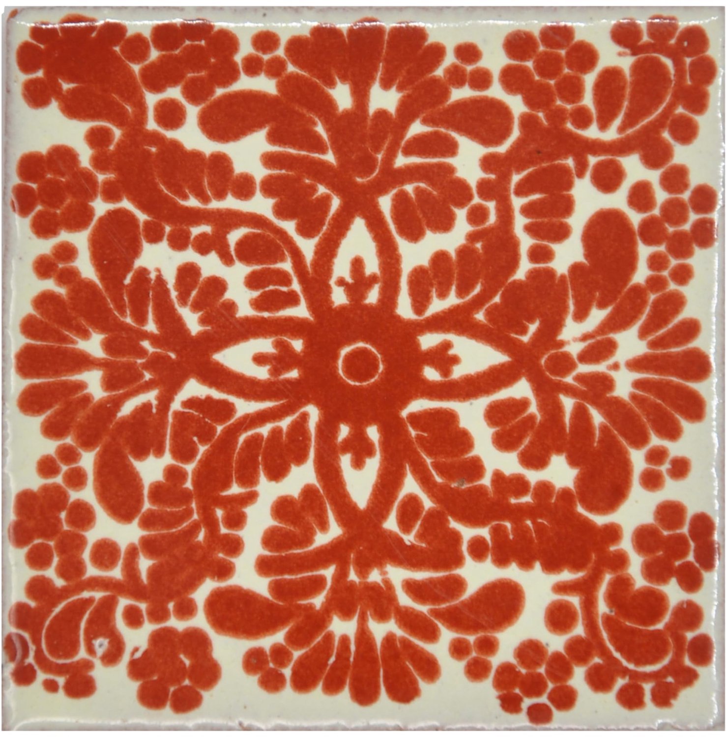 Handgemaakte Mexicaanse Keramische Tegels 5cm - Set van 10