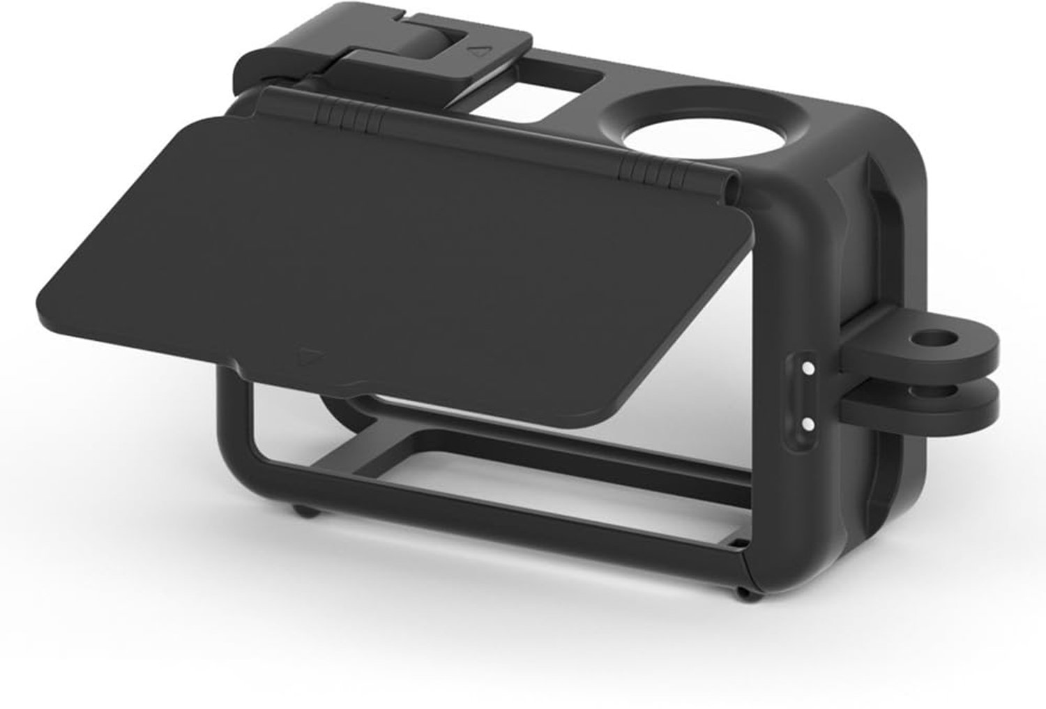 Microfoonkooi Extensieframe - Lenskap - Beschermplaat - Accessoires - Geschikt voor Action 5Pro/4/3 - Lichtgewicht 29g - Cameraaccessoires
