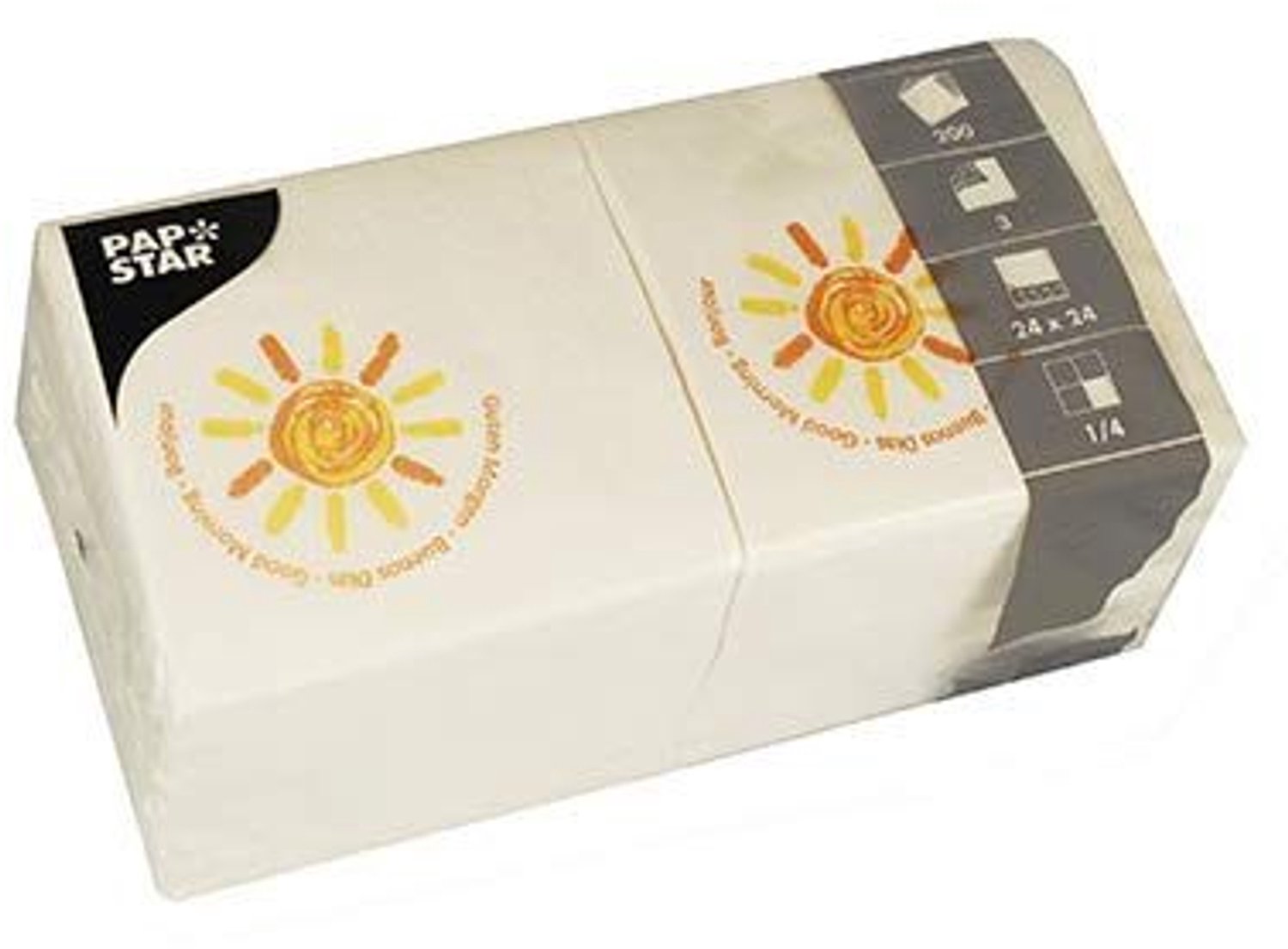 Ontbijtservetten 3-laags 24 cm x 24 cm Good Morning 200 stuks