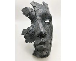 Nex-Home Decoratief Wandmasker - Moderne Kunstsculptuur