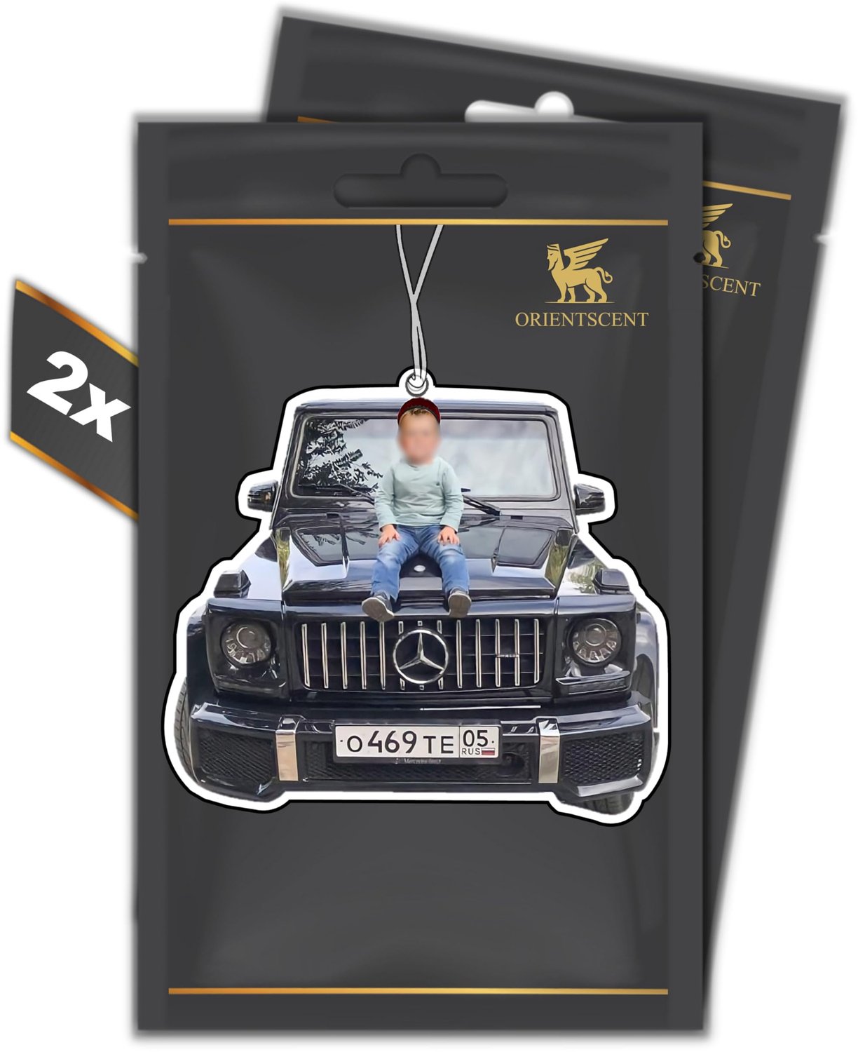 Auto Luchtverfrisser met Automatische Geurdispenser - Set van 2