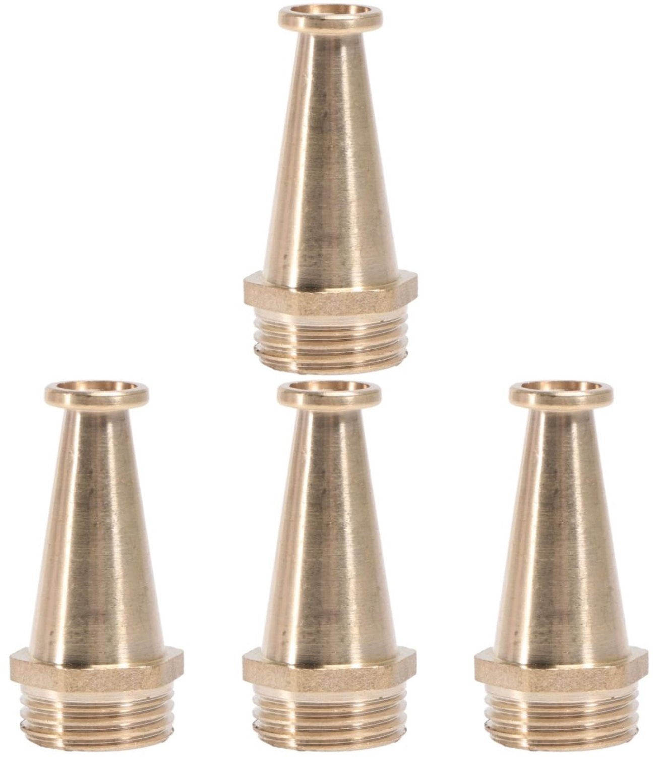 Set van 4 Messing Spuitmonden voor Hoge Druk