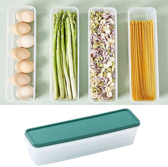 Set van 2 Noodle Storage Boxes voor Pasta en Cereals — afbeelding 4