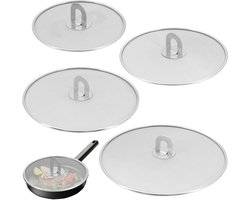 4-delige Splash Guard Set - Bescherming tegen Spatten tijdens Koken