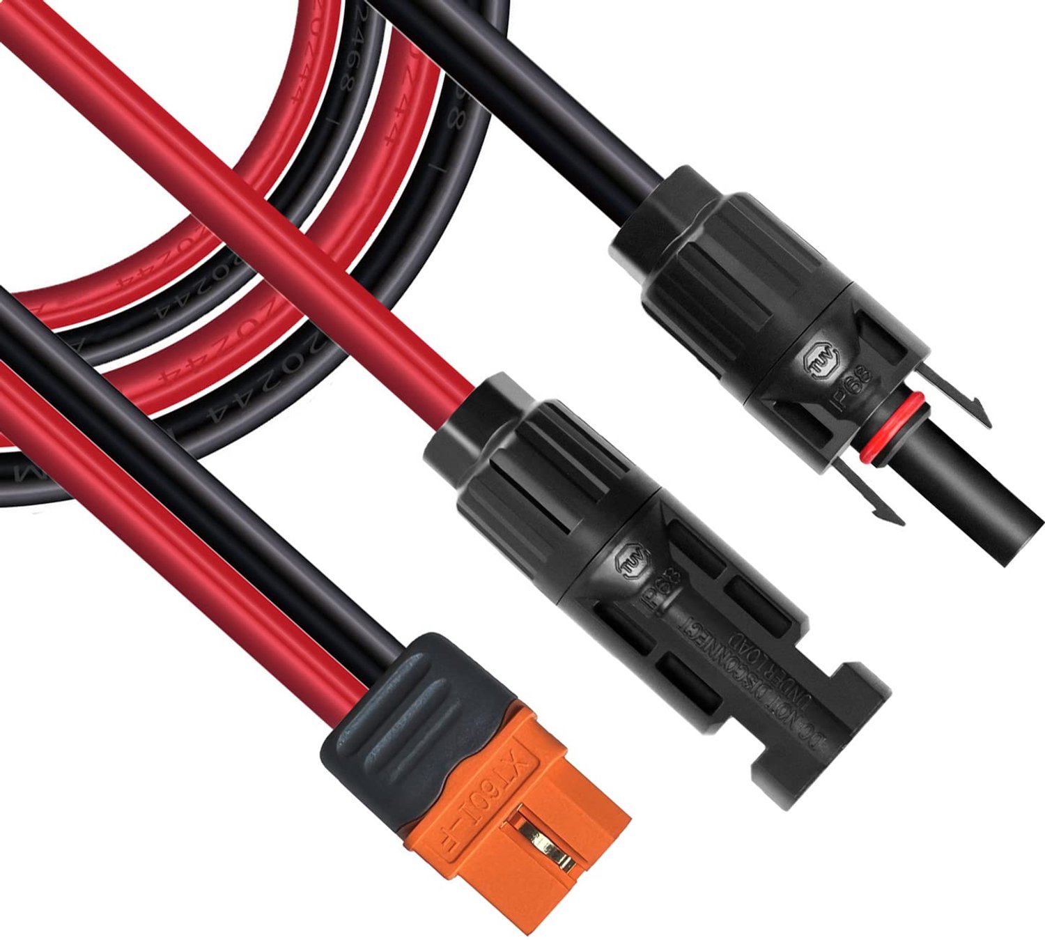 Solar Laadkabel XT60i Adapter 3m - 12AWG Weerbestendig voor Draagbare Krachtstations