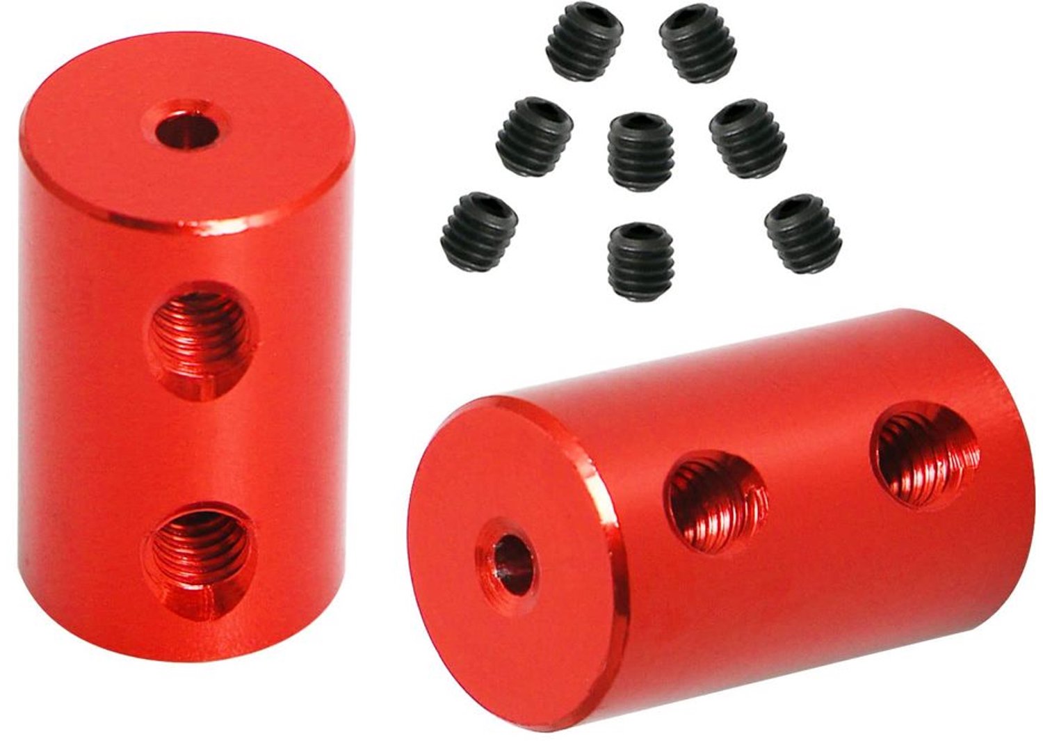2-delige Rigid Coupling - 2mm asdiameter - Geschikt voor 3D printers
