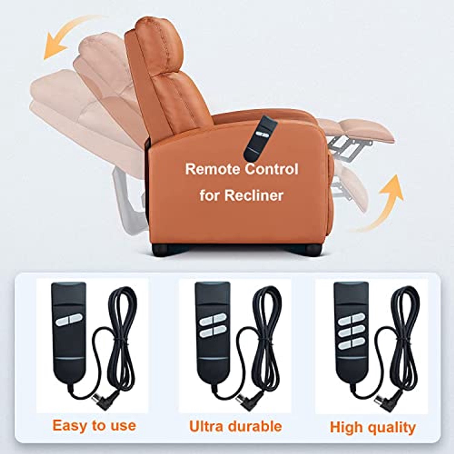 Afstandsbediening voor Relaxfauteuil met 2 Knoppen