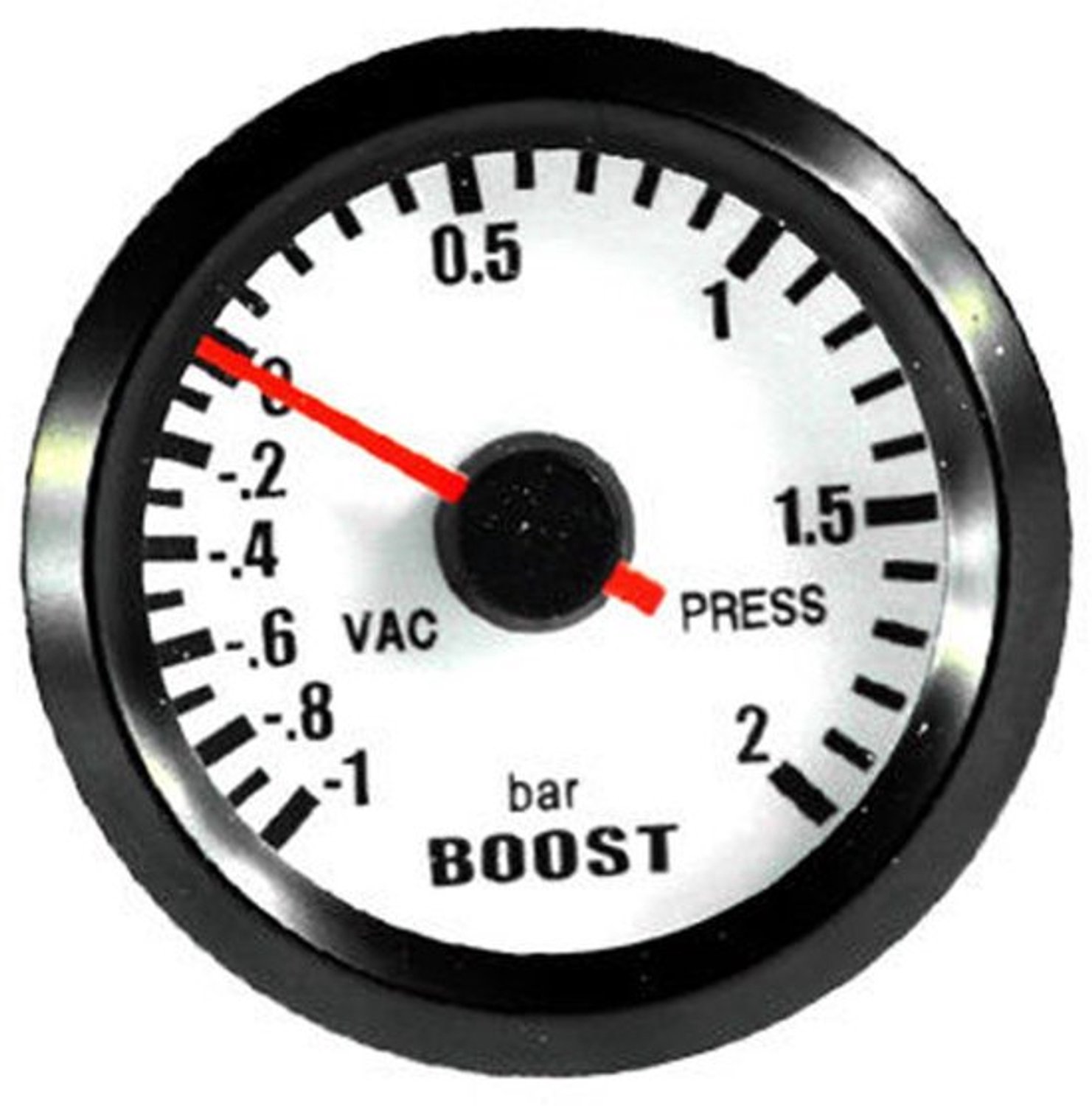 2" 52mm Turbo Boost Meter Auto Blauw LED Licht Bar Turbo Boost Gauge Turbodruk Turbodrukmeter Bellen Wijzer Indicator Universeel
