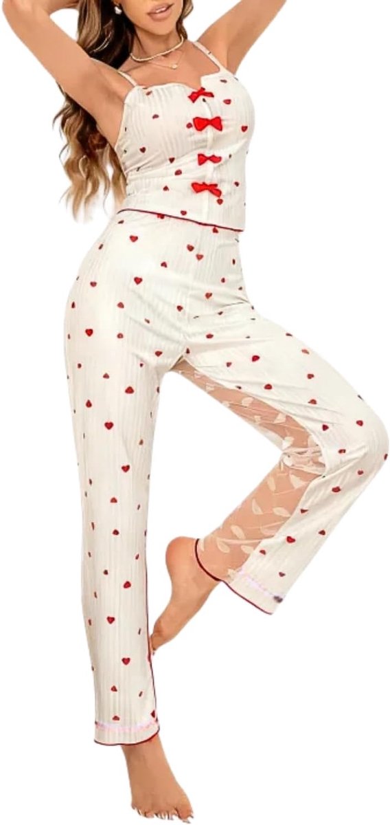 Pyjama sexy nachtkleding voor vrouwen pyjama dames ademend loungewear spaghettibandjes tweedelige pyjama pyjama pyjama camisole top