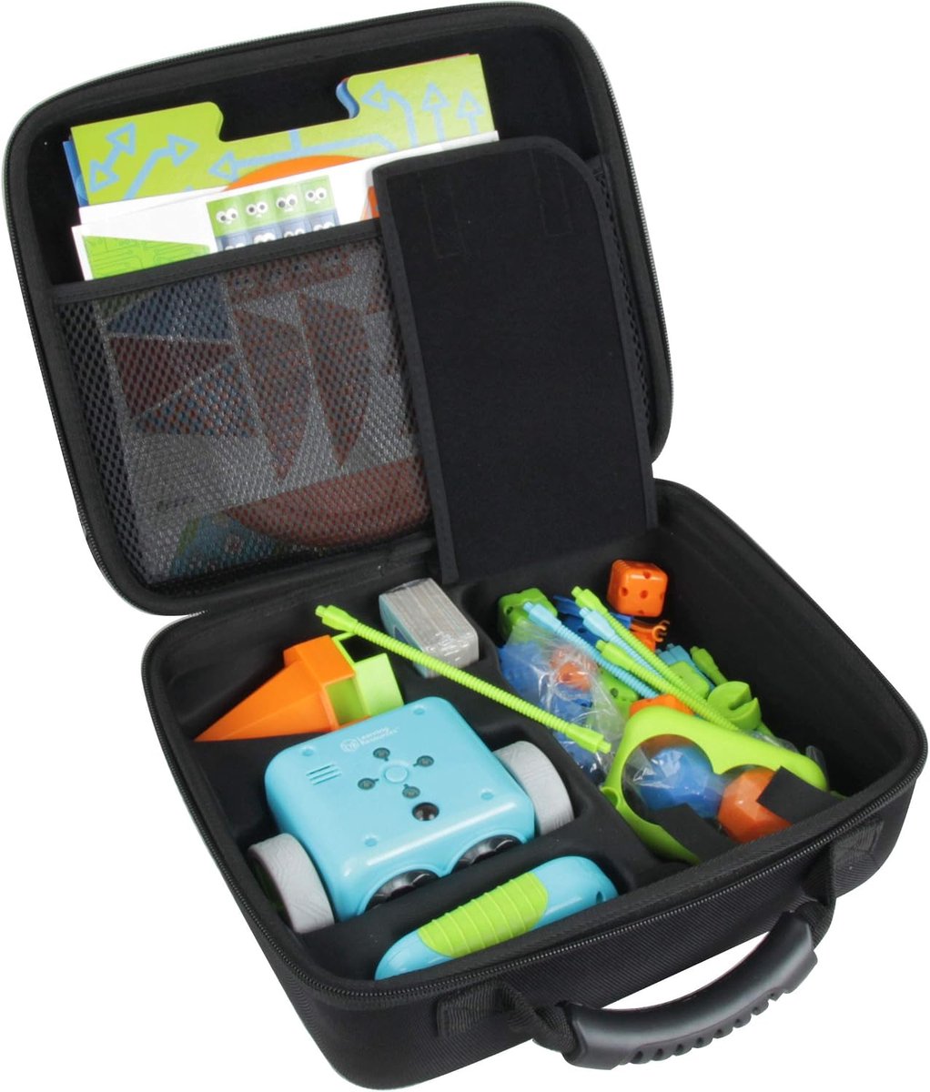 Hard Travel Case voor leermiddelen Botley de Codering Robot Activiteitenset (zwart)