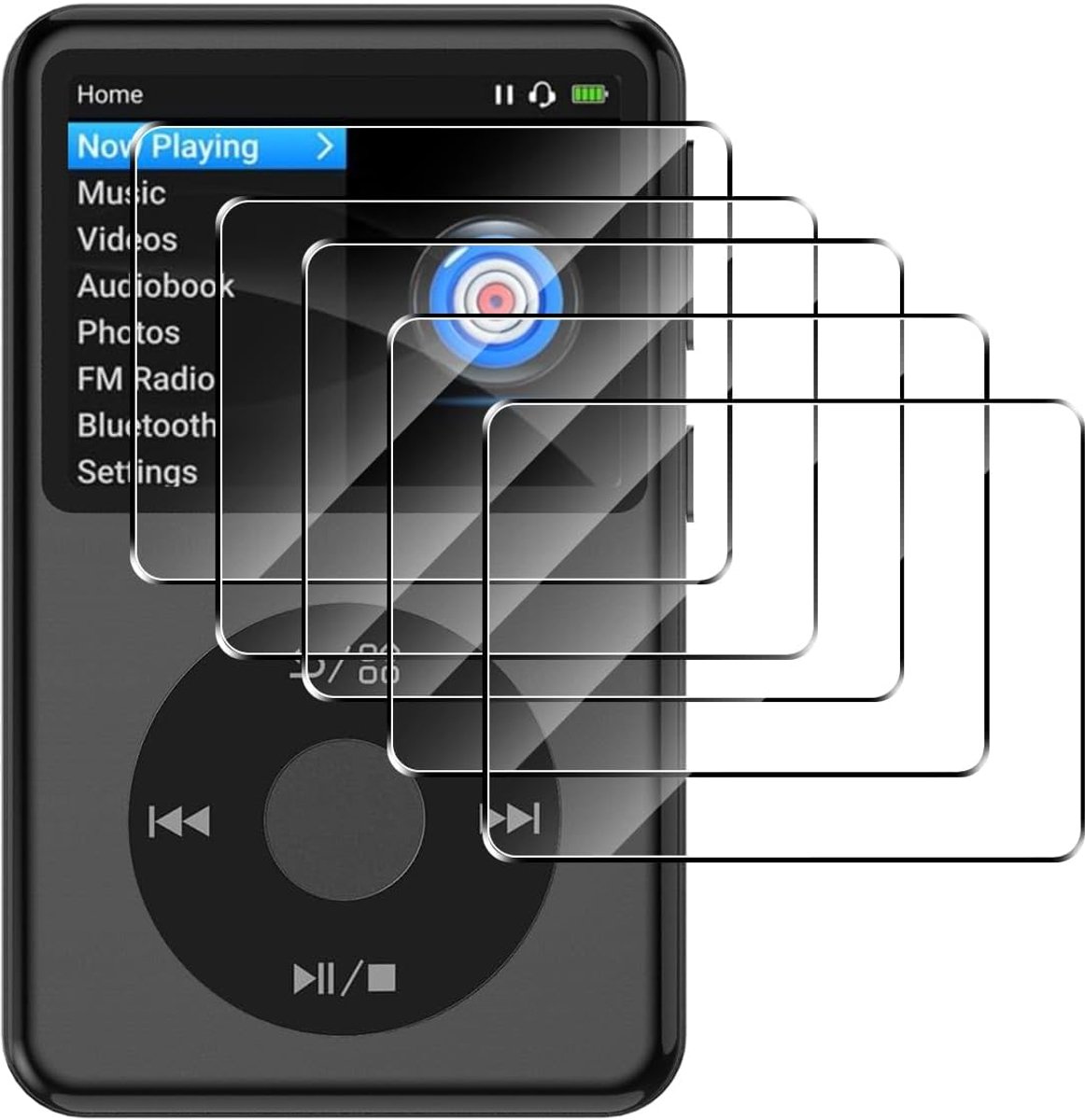 5 stuks gehard glas voor Innioasis Y2 beschermfolie, krasbestendig, hardheid 9H, 0,33 mm, transparant, zonder luchtbellen, anti-vingerafdrukfolie voor Innioasis Y2, eenvoudig te installeren