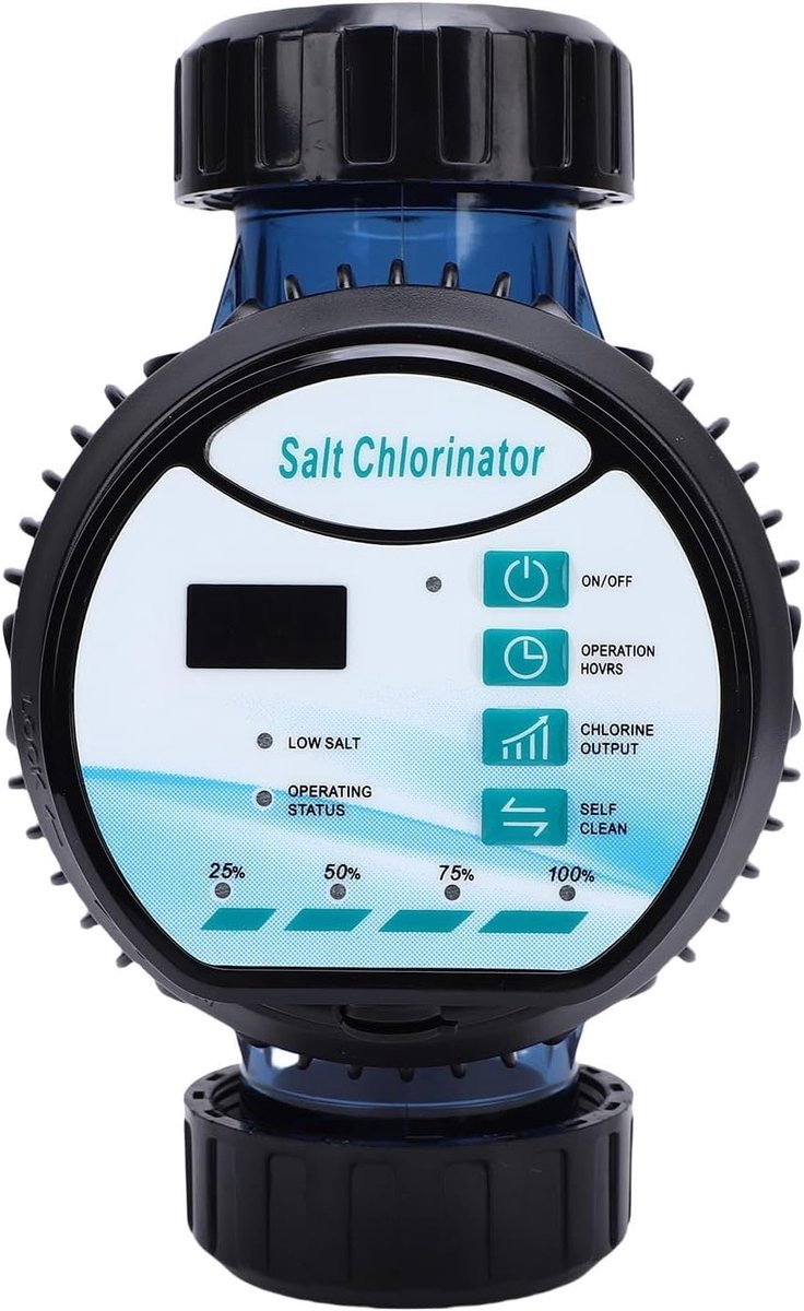 Zoutchlorinator Ti-plaatgenerator met WiFi-bediening Instelbare Output 10 G/u voor Zwembaden en Bubbelbaden