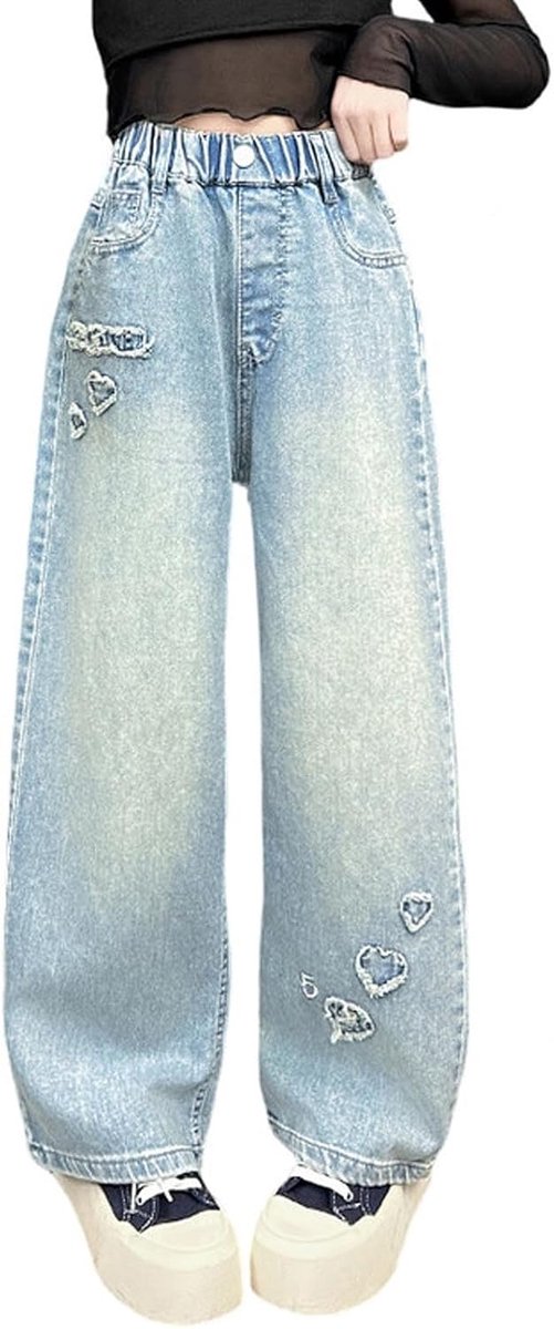 Broek voor meisjes, katoen, kinderen, elastische taille, leggings, sterprint, school, dagelijks gebruik, stretch, schattig, zacht, kinderkleding, A27